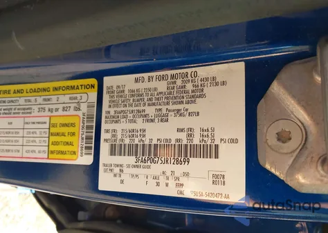 2018 Ford Fusion S from USA, damaged, VIN 3FA6P0G75JR128699